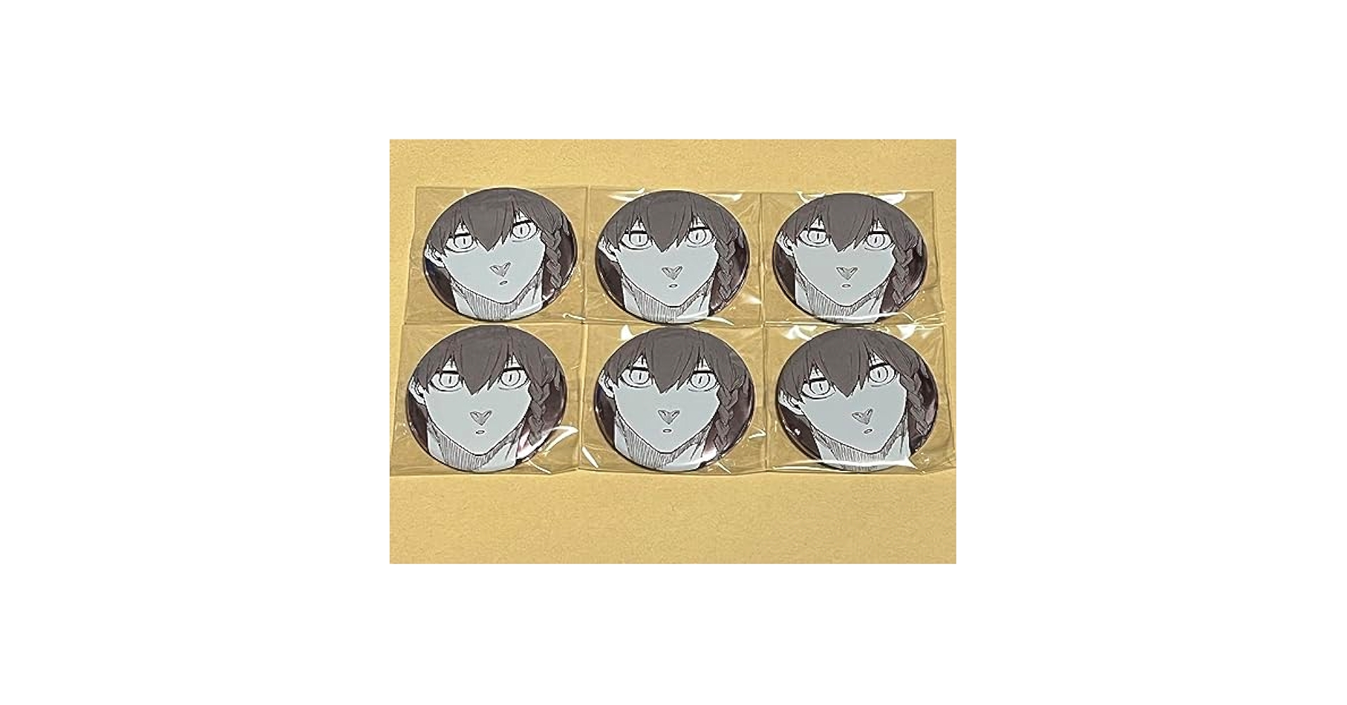 Amazon.co.jp: ブルーロック 黒名蘭世 キャラバッジ F シャーク